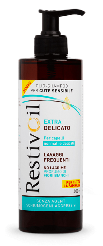 RESTIVOIL EXTRA DELICATO OLIO SHAMPOO PER CUTE SENSIBILE 400 ML - Gruppofarmastore.it