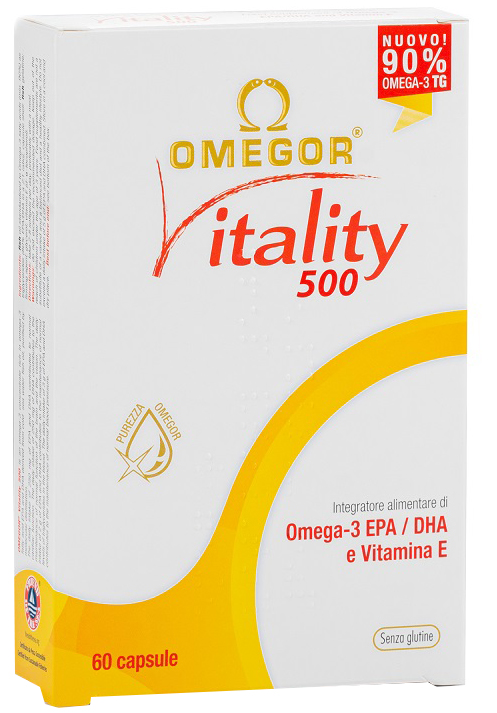 OMEGOR VITALITY 500 60 CAPSULE - Gruppofarmastore.it