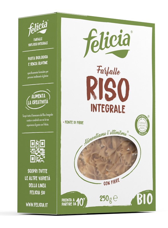 FELICIA FARFALLE RISO INTEGRALE 250 G - Gruppofarmastore.it