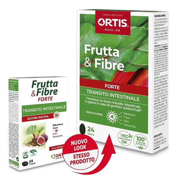 FRUTTA & FIBRE FORTE 24 COMPRESSE - Gruppofarmastore.it