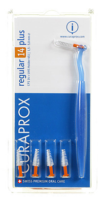 CURAPROX CPS REGULAR CPS 14 CON 5 SCOVOLINI + SUPPORTO - Gruppofarmastore.it