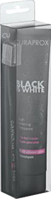 CURAPROX BLACK IS WHITE DENTIFRICI SBIANCANTI 1 DENTIFRICIO DA 90ML + 1 SPAZZOLINO - Gruppofarmastore.it