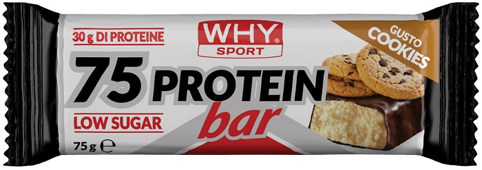 WHYSPORT 75 PROTEIN BAR COOKIE 75 G - Gruppofarmastore.it