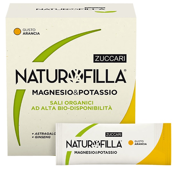 NATUROFILLA MAGNESIO & POTASSIO GUSTO ARANCIA 14 STICK PACK - Gruppofarmastore.it