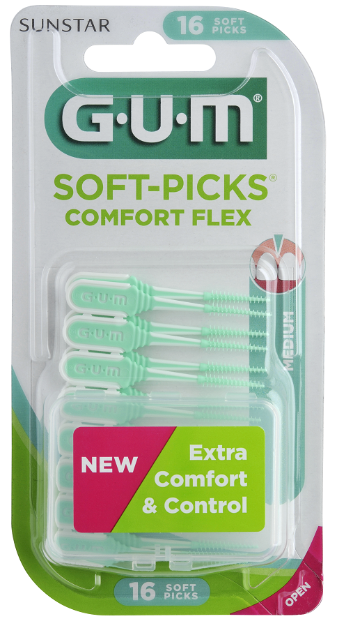 GUM SOFT PICK COMFORT FLEX SCOVOLINO INTERDENTALE 40 PEZZI - Gruppofarmastore.it