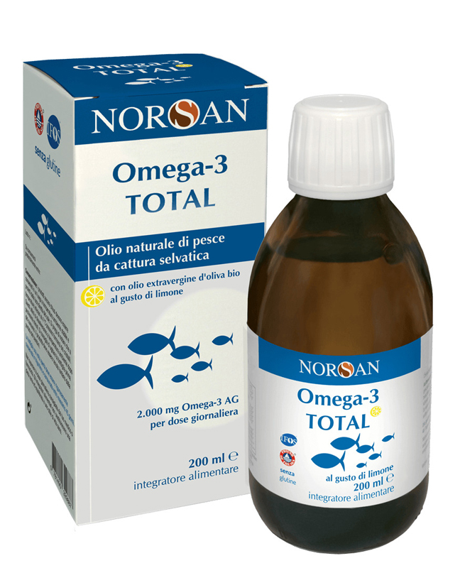 NORSAN OMEGA 3 TOTAL 200 ML GUSTO LIMONE - Gruppofarmastore.it