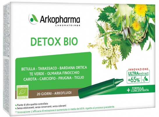 ARKOFLUIDI ULTRA SUONI DETOX BIO 20 FIALE - Gruppofarmastore.it