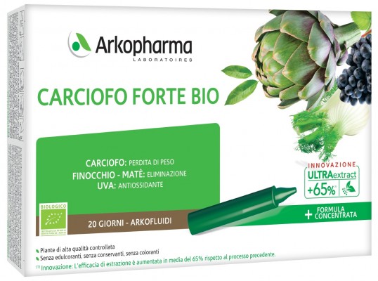 ARKOFLUIDI ULTRA SUONI CARCIOFO FORTE BIO 20 FIALE - Gruppofarmastore.it