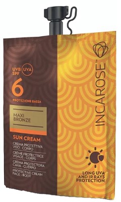 INCAROSE MAXI BRONZE SUN CREAM SPF6 50 ML - Gruppofarmastore.it