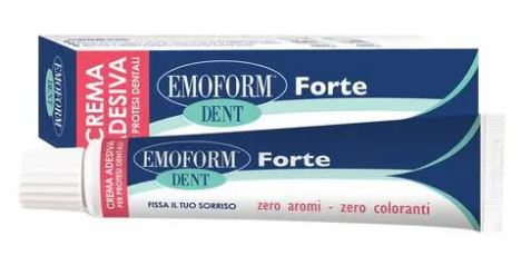 CREMA ADESIVA EMOFORM DENT FORTE PER PROTESI DENTALI 70 G - Gruppofarmastore.it