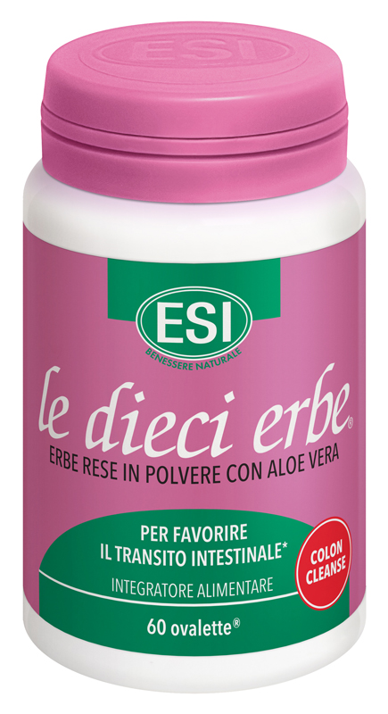 ESI LE DIECI ERBE COLON CLEANSE 60 OVALETTE - Gruppofarmastore.it