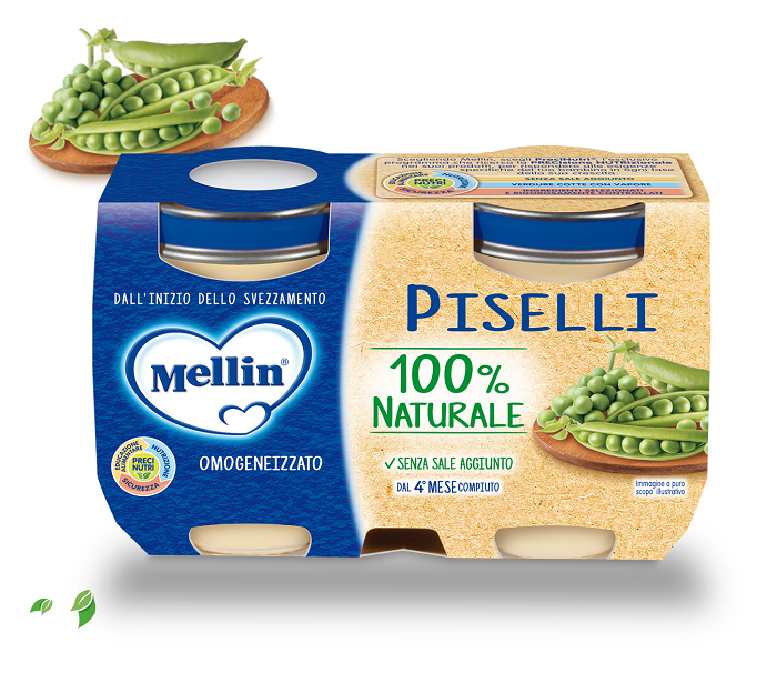OMOGENEIZZATO PISELLI 2 X 125 G - Gruppofarmastore.it