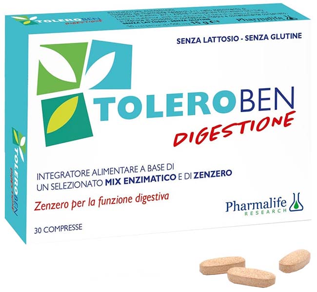 TOLEROBEN DIGESTIONE 30 COMPRESSE - Gruppofarmastore.it