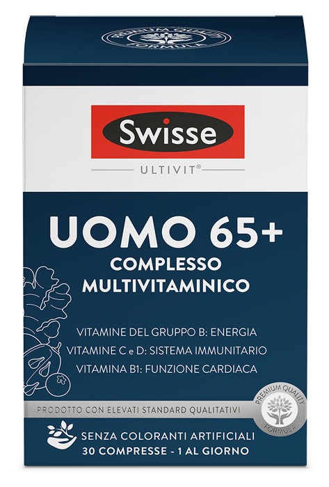 SWISSE UOMO 65+ COMPLESSO MULTIVITAMINICO 30 COMPRESSE - Gruppofarmastore.it