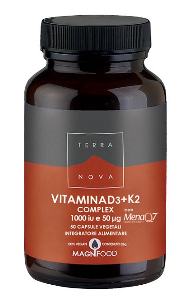 TERRANOVA VITAMINA D3 + K2 50 CAPSULE - Gruppofarmastore.it