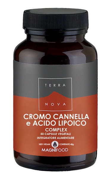 TERRANOVA CROMO/CANNELLA/ACIDO LIPOICO COMPLEX 50 CAPSULE - Gruppofarmastore.it