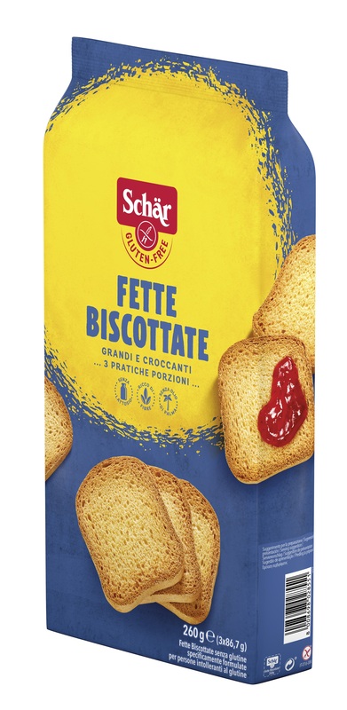 SCHAR FETTE BISCOTTATE 3 PORZIONI DA 86,7 G - Gruppofarmastore.it