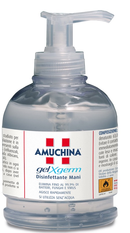AMUCHINA GEL X-GERM DISINFETTANTE MANI 250 ML - Gruppofarmastore.it