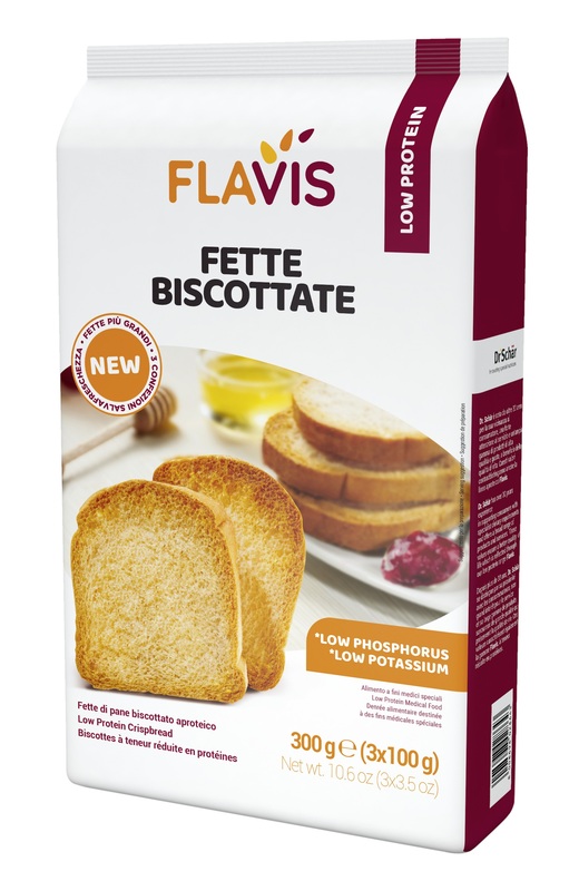 FLAVIS FETTE BISCOTTATE APROTEICHE 300 G - Gruppofarmastore.it