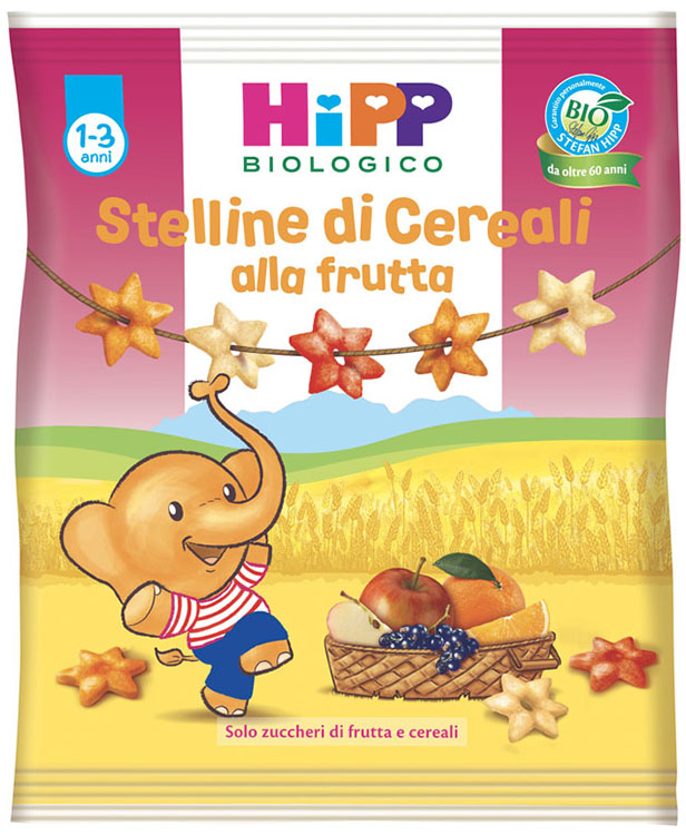 HIPP BIO STELLINE DI CEREALI ALLA FRUTTA 30 G - Gruppofarmastore.it