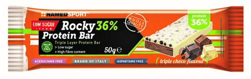 ROCKY 36% PROTEIN BAR TRIPLE CHOCO BARRETTA 50 G - Gruppofarmastore.it