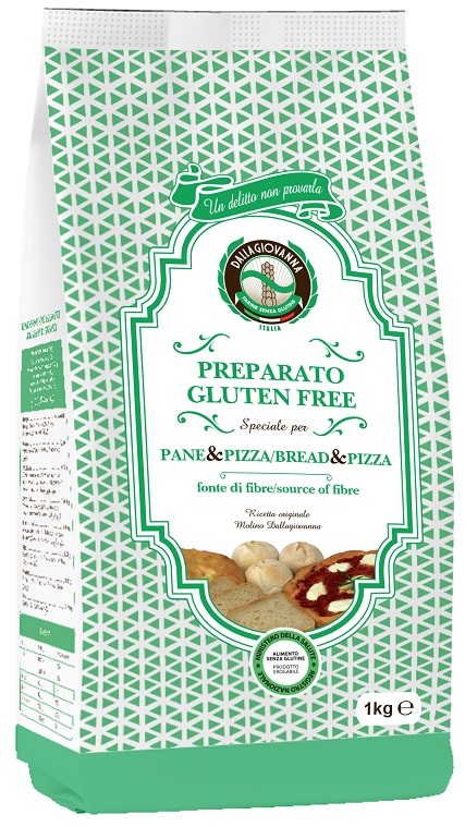 PREPARATO GLUTEN FREE SPECIALE PER PANE E PIZZA 1 KG - Gruppofarmastore.it