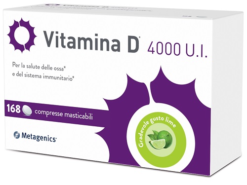 VITAMINA D 4000UI 168 COMPRESSE MASTICABILI - Gruppofarmastore.it