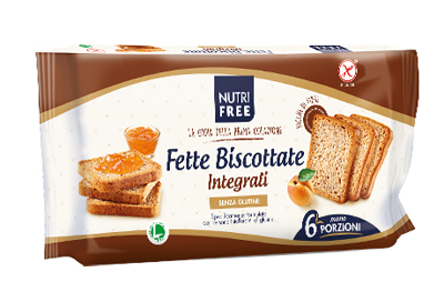 NUTRIFREE FETTE BISCOTTATE INTEGRALI 225 G - Gruppofarmastore.it