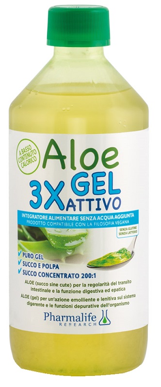 ALOE GEL 3X ATTIVO 500 ML - Gruppofarmastore.it