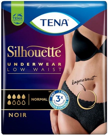 TENA SILHOUETTE NOIR M 10 PEZZI - Gruppofarmastore.it