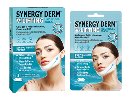 SYNERGY DERM V LIFTING HYDROGEL MASK DOPPIO MENTO - Gruppofarmastore.it