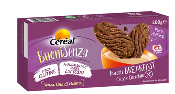 CEREAL BUONI SENZA BISCOTTI BREAKFAST CACAO E CIOCCOLATO 200 G - Gruppofarmastore.it