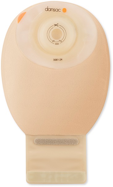 DANSAC NOVALIFE TRE 1 SACCA APERTA OPACA SOFTCONVEX MIDI PER ILEOSTOMIA CON FINESTRA RITAGLIABILE 15-24MM 350 ML 10 PEZZI - Gruppofarmastore.it