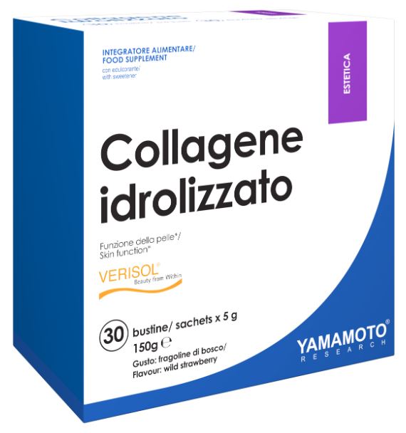 YAMAMOTO RESEARCH COLLAGENE IDROLIZZATO 30 BUSTINE FRAGOLINE DI BOSCO - Gruppofarmastore.it