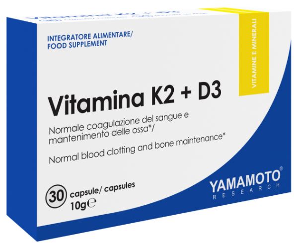 YAMAMOTO RESEARCH VITAMINA K2+D3 30 CAPSULE - Gruppofarmastore.it