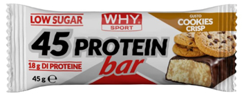 WHYSPORT 45 PROTEIN BAR COOKIES CRISP 45 G - Gruppofarmastore.it