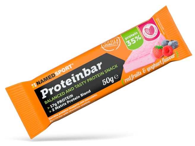 PROTEINBAR RED FRUITS & YOGHURT BARRETTA 50 G - Gruppofarmastore.it