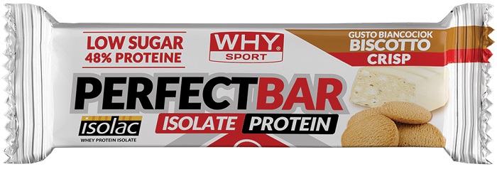 WHYSPORT PERFECT BAR BIANCOCIOK BISCOTTO CRISP 50 G - Gruppofarmastore.it