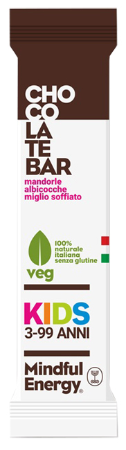 MINDFUL ENERGY KIDS BARRETTA AL CIOCCOLATO CON MANDORLE-ALBICOCCHE-MIGLIO SOFFIATO 50 G - Gruppofarmastore.it