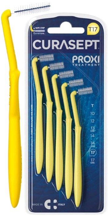 CURASEPT PROXI ANGLE T17 GIALLO/YELLOW 5 PEZZI - Gruppofarmastore.it