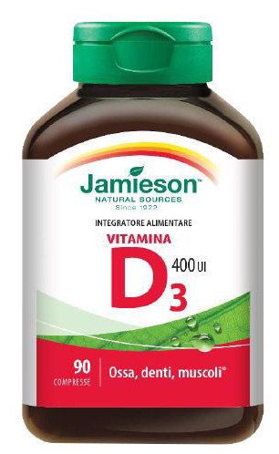 JAMIESON VITAMINA D 400 90 COMPRESSE - Gruppofarmastore.it