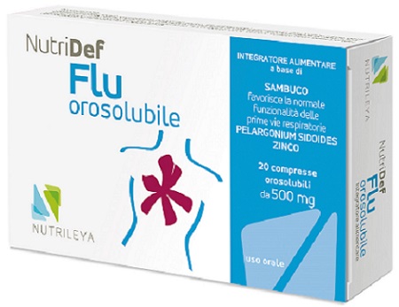 NUTRIDEF FLU OROSOLUBILE 20 COMPRESSE - Gruppofarmastore.it