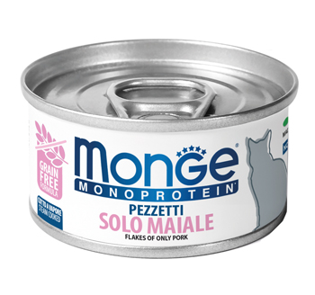 MONGE MONOPROTEIN PEZZETTI SOLO MAIALE 80 G - Gruppofarmastore.it