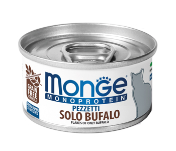 MONGE MONOPROTEIN PEZZETTI SOLO BUFALO 80 G - Gruppofarmastore.it