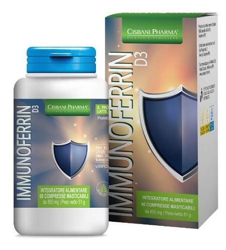 IMMUNOFERRIN D3 60 COMPRESSE OROSOLUBILI - Gruppofarmastore.it