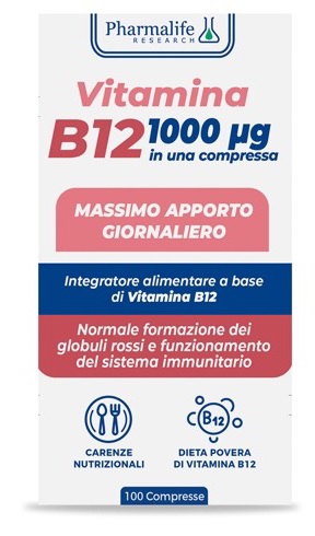 VITAMINA B12 100 COMPRESSE VITACURVEG - Gruppofarmastore.it