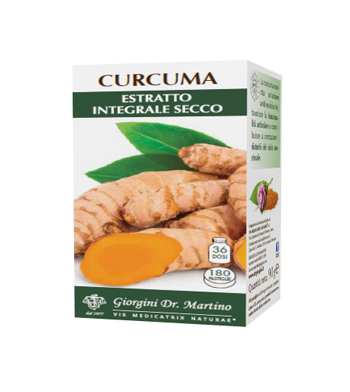 CURCUMA ESTRATTO INTEGRALE SECCO 180 PASTIGLIE - Gruppofarmastore.it