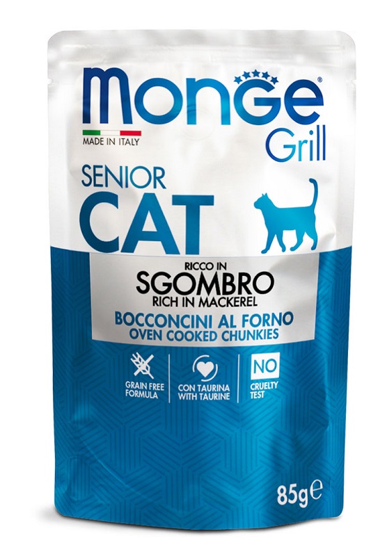 MONGE GRILL SENIOR SGOMBRO 85 G - Gruppofarmastore.it