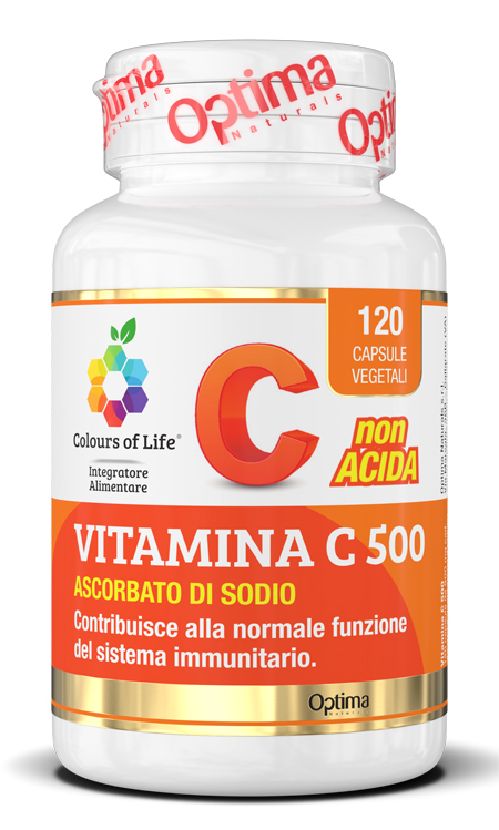 COLOURS OF LIFE VITAMINA C 500 120 CAPSULE VEGETALI 900 MG - Gruppofarmastore.it