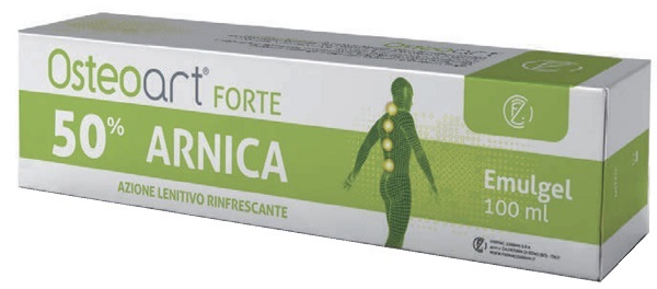 OSTEOART FORTE 50% ARNICA EMULGEL 100 ML AZIONE LENITIVA RINFRESCANTE - Gruppofarmastore.it